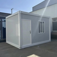 Maison conteneur préfabriquée modulaire à assemblage rapide de 20 pieds pour bureau de chantier, dortoir de travailleurs et camp de travail