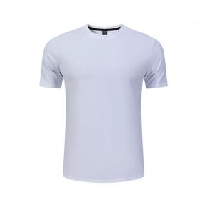 T-shirts de sport pour hommes en jersey respirant polyester/coton, personnalisables avec logo de marque, de haute qualité, doux et confortables pour l'entraînement et la course à pied. - Product Image 2
