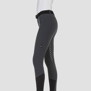 Pantalones de Montar a Caballo para Hombre, Cintura Alta, Elásticos, Ajustados, Estilo Moderno, Cierre de Hebilla, Bolsillo Estándar, Gris, 88% Poliéster - Product Image 1