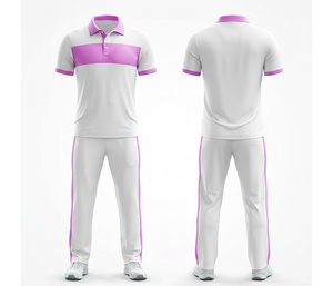 Lightweight <b>Cricket</b> Uniform for Clubs, Schools & Leagues | Men Women Youth <b>Cricket</b> Wears Polo Shirt and Trouser Full Team - Product Image 4
