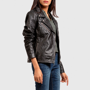 Vestes en cuir pour femmes de qualité professionnelle, fabriquées en grande quantité, multicolores, respirantes, avec doublure en coton imperméable, toutes tailles - Product Image 1