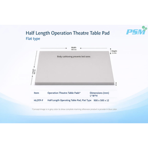 แผ่นรองโต๊ะผ่าตัด PSM แบบครึ่งตัว แบบแบน - Product Image 2