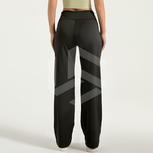 Women's Gym Pants <b>with</b> <b>Pocket</b> Solid Color Customizable Logo Fitness <b>Leggings</b> Wholesale Butt Yoga <b>Leggings</b> - Product Image 1