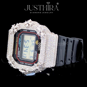 Reloj de Diamantes Más Vendido para Hombre y Mujer, Estilo Hip Hop, Joyería de Moda, Reloj de Pulsera Disponible para la Venta - Product Image 4