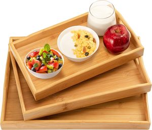 [BEST SELLING] | <b>Bamboo</b> Serving Tray Premium Food Tray for Restaurant Kitchen Hotel And Dining <b>Table</b> Vietnam - Product Image 5