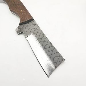Couteaux de cowboy de qualité industrielle OEM à prix abordable avec étui en cuir - Couteau de boucher en acier au carbone forgé à la main de 8,5 pouces - EDC - Product Image 5
