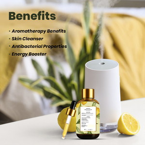 น้ำมันหอมระเหยเลมอนคุณภาพสูงสกัดเย็น  ต้านเชื้อแบคทีเรีย ผู้ผลิตขายส่ง รับผลิตแบบ OEM ODM แบรนด์ส่วนตัว SQIN Botanicals - Product Image 4