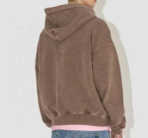 Sudadera con Capucha Completa Vintage de Felpa Francesa Oversize para Mujer, 100% Algodón Ecológico de Alto Gramaje, Personalizada, Nueva Moda, Venta al por Mayor - Product Image 2