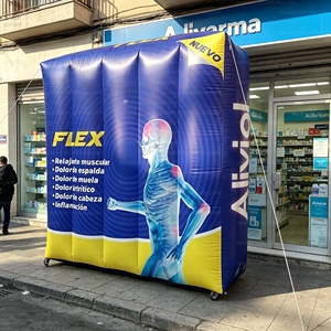 Boîte médicale <span class=keywords><strong>gonflable</strong></span> réutilisable <span class=keywords><strong>de</strong></span> 4 m avec lumières LED, cube géant <span class=keywords><strong>gonflable</strong></span> pour la promotion <span class=keywords><strong>de</strong></span> pharmacies en extérieur/la décoration d'événements - Product Image 3