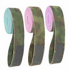 Camo Hip Circle Bands Leg Thigh Glute Butt Latex Heavy Elastic Long Hip Circle Bands <b>Exercise</b> Non-Slip Hip Circle Resistance - Product Image 5