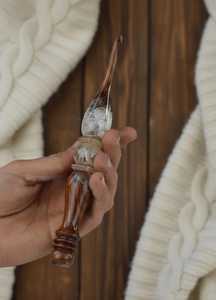 Handmade Wooden Crochet <b>Hook</b>, Ergonomic Resin Crochet Needle - Product Image 2