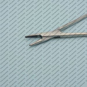 Porte-aiguille suédois TC de haute qualité, pointe dentelée délicate, en acier inoxydable, instruments dentaires, porte-aiguille chirurgical manuel CE - Product Image 2