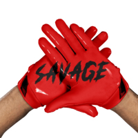 Guantes de Fútbol Americano Personalizados, Dedos Completos, Agarre Elástico, Cierre Ajustable con Gancho y Bucle, Correa para la Muñeca, Agarre de Silicona, Deportivos