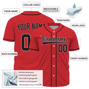 Nouvelle arrivée, maillot de baseball pour jeunes sur mesure, couleur unie, haute qualité, respirant, vêtements de sport tendance, maillot de baseball à la mode - Product Image 4