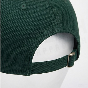 Casquette de baseball verte à 6 panneaux unisexe en maille ajustée, couleur unie, décontractée, printemps-été, taille adulte 56-58CM - Product Image 6