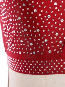 Tops Cortos de Danza para Mujer, Blusas Cortas de Gasa, Ropa de Danza para Ballet, Tango Latino, Ropa de Danza al por Mayor, Trajes de Danza Contemporánea - Product Image 5