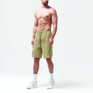Pantalones Cortos Casuales de Cintura Alta Elástica, Cómodos y a la Moda para Hombre, Color Sólido, para Uso en Exteriores, MOQ Bajo - Product Image 4