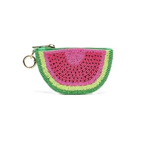 Fruits Embroidery Beaded Coin Bag Premium Beaded Coin Clutch for Party & Gifting <b>Mini</b> Purse Zip Closure Fashionable Women Bags - Product Image 6