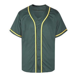 Maillots de baseball d'équipe prêts pour le jeu, qualité supérieure, tissu polyester haute performance, coupe athlétique ajustée, ventilation stratégique - Product Image 1