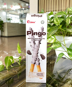 Pingo Stick 32g Galletas de Chocolate con Leche Bajas en Carbohidratos, Bolsita con Relleno de Cacao Intenso |   Satisfacción Dulce Premium |   Vietnam - Product Image 3