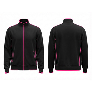 Veste légère à fermeture éclair intégrale imprimée par sublimation pour une chaleur respirante et un séchage rapide |   Tailles Hommes Femmes Jeunes |   Veste d'entraînement - Product Image 3