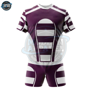 Uniforme de Rugby Sublimado para Hombre, Nuevo, al por Mayor, con Diseño Impreso y Pantalones Cortos, Uniforme de Rugby Profesional - Product Image 4