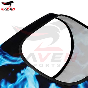 Meilleur produit : Soutien-gorge de sport pour femme Blue Flame Fire, rembourré, pour l'entraînement, coupe ajustée, col en U, respirant, couleur unie - Product Image 5