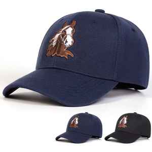 Casquette de baseball brodée cheval, taille personnalisée, prix bas, casquette de sport d'extérieur de haute qualité - Product Image 1