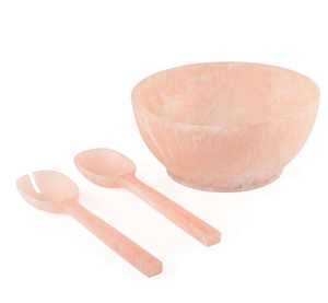 Juego de Regalo de Navidad 2026: Servidor de Ensalada de Resina Hecho a Mano con Espiral Blanca y Cuchara de Resina Gris, Juego de Cucharas de Resina Personalizadas para Ensalada en Color Negro - Product Image 2