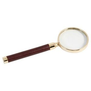 Lupa de madera duradera con lente de vidrio resistente para leer mapas, libros, etiquetas y detalles finos - Product Image 1