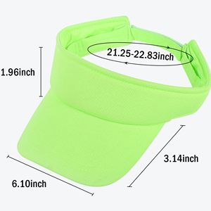 Visera Personalizada Unisex, Gorra Deportiva Ajustable con Protección UV, Ligera, para Correr, Golf, Tenis, OEM - Product Image 4