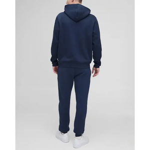 Sudadera con Capucha Extra Grande de Felpa de Algodón de Alta Calidad para Hombre, Estilo Urbano con Hombros Caídos, Teñido Liso, Personalizable para Invierno - Product Image 4