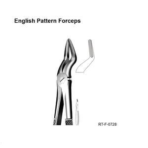Forceps d'extraction ergonomiques de type anglais en acier inoxydable par Roboz Tech Pakistan - Product Image 6