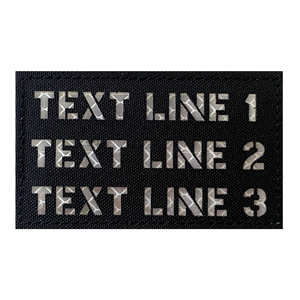 Écussons découpés au laser sur mesure avec finition de bord précise pour les marques de vêtements, les uniformes, les chapeaux, les vestes et l'équipement tactique - Product Image 1