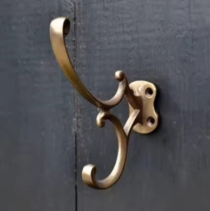 Decorative Finish Metal Wall <b>Hooks</b> For Kitchen Bathroom <b>Towel</b> Hanging Wall Holder - Product Image 5