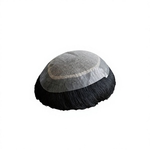 Cheveux Taz Hair BD courts brésiliens Remy pour perruques à base de dentelle et de soie, sans colle, avec baby hair, noir naturel, 40-80g, taille moyenne, toutes les couleurs - Product Image 1