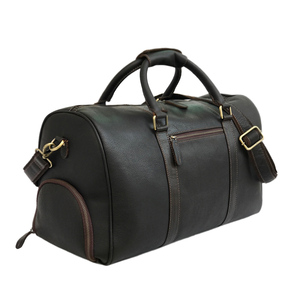 Factory Price Genuine <b>Leather</b> Waterproof Zipper Luggage Travel <b>Bag</b> High Quality Large Capacity Duffle Tote Can Custom Logo - Product Image 1