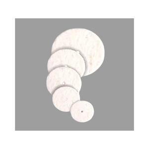 Disques en feutre haute densité avec trou de fixation pour le polissage fin, le lustrage, le meulage et la finition industrielle des surfaces - Product Image 6