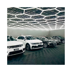 Lámpara LED Hexagonal Ecológica e Impermeable para Interiores, Garaje y Techo, 6500K, para Gimnasio, Almacén, Detallado de Autos, Salón de Belleza, Taller - Product Image 1