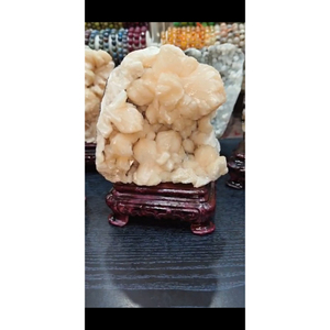 Natural Stilbite Apophyllite Mineral Specimen On Stand Feng Shui Eco-Friendly Home Decoration Business Gift Mineral <b>Cluster</b> - Product Image 1