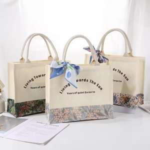 Bolsa de Yute Ecológica Grande para el Mercado de Agricultores y Artículos Esenciales Diarios - Product Image 5