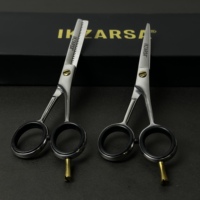 Ciseaux de barbier professionnels en acier inoxydable de haute qualité pour la coupe et l'éclaircissement des cheveux, pour un lissage et une finition impeccables