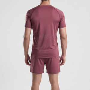 Athletic Performance T Shirts <b>Men</b> Breathable <b>Stretch</b> Fabric Sports Shirt for Gym Fitness Running and Training - Product Image 4
