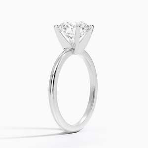 Four-Prong Comfort Fit 1.5mm 14K Gold Plated Moissanite Engagement <b>Ring</b> for Wedding Anniversary & Party - Product Image 6