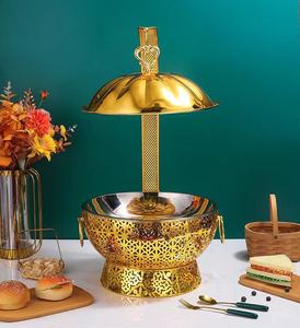 Luxury <b>Buffet</b> <b>Server</b> Chafing Dish with Lid Food Warmer for Hotel Banquet Catering and Hospitality - Product Image 3