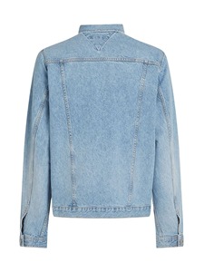 Ripped distressed <b>denim</b> <b>jacket</b> made with soft breathable fabric featuring a modern rugged look reinforced seams - Product Image 6