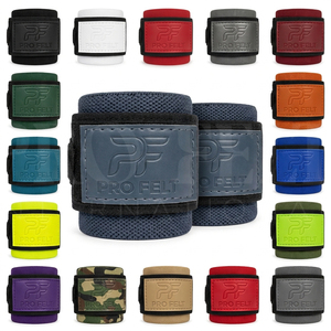 Muñequeras Deportivas Transpirables y Duraderas de Primera Calidad con Logotipo Personalizado en Relieve, para Entrenamiento de Levantamiento de Pesas, Unisex - Product Image 1