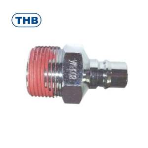 Conectores de Aire de Acero de Alta Presión THB 1/2"PT 3/4"PT 1"PT Tipo Japonés de Alto Flujo Estándar Internacional - Product Image 3