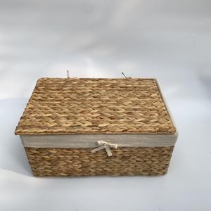 Cesta de almacenamiento rectangular con tapa, la más vendida, cesta organizadora para armarios y almacenamiento en el hogar. - Product Image 2