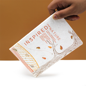 Cuaderno de Papel Sembrable B6, 144 Páginas, Papel Reciclado, Diario Ecológico, Regalo Corporativo, Papelería Sostenible - Product Image 3